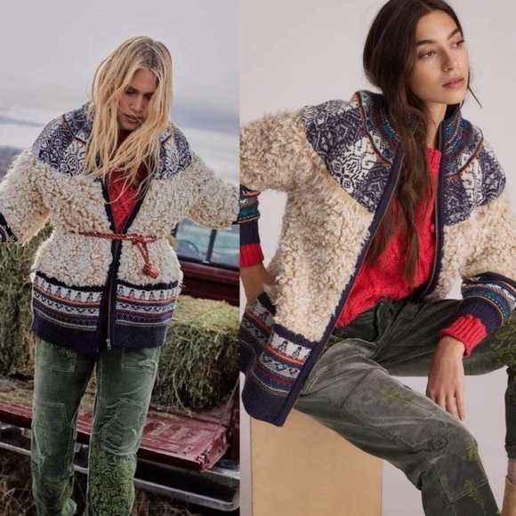 Anthropologie Jackets & Blazers - NWT Anthropologie Pilcro Size Medium Longline Sherpa Bomber Jacket $398